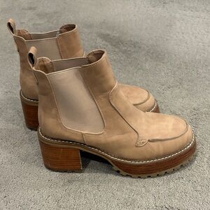 MIA Light Brown Ankle Booties